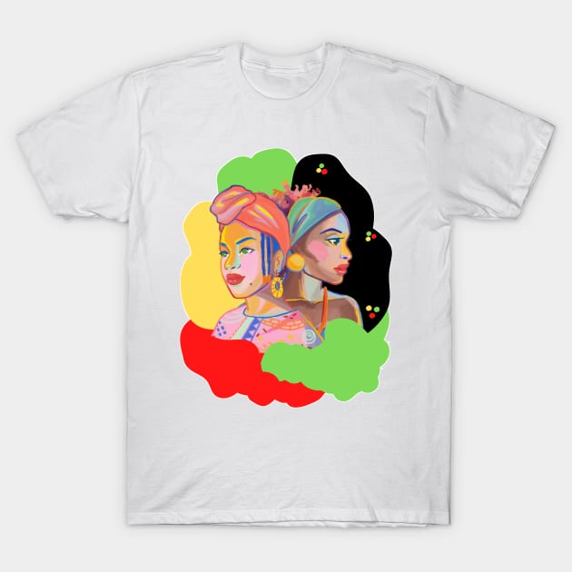 illustration African culture T-Shirt by JENNEFTRUST